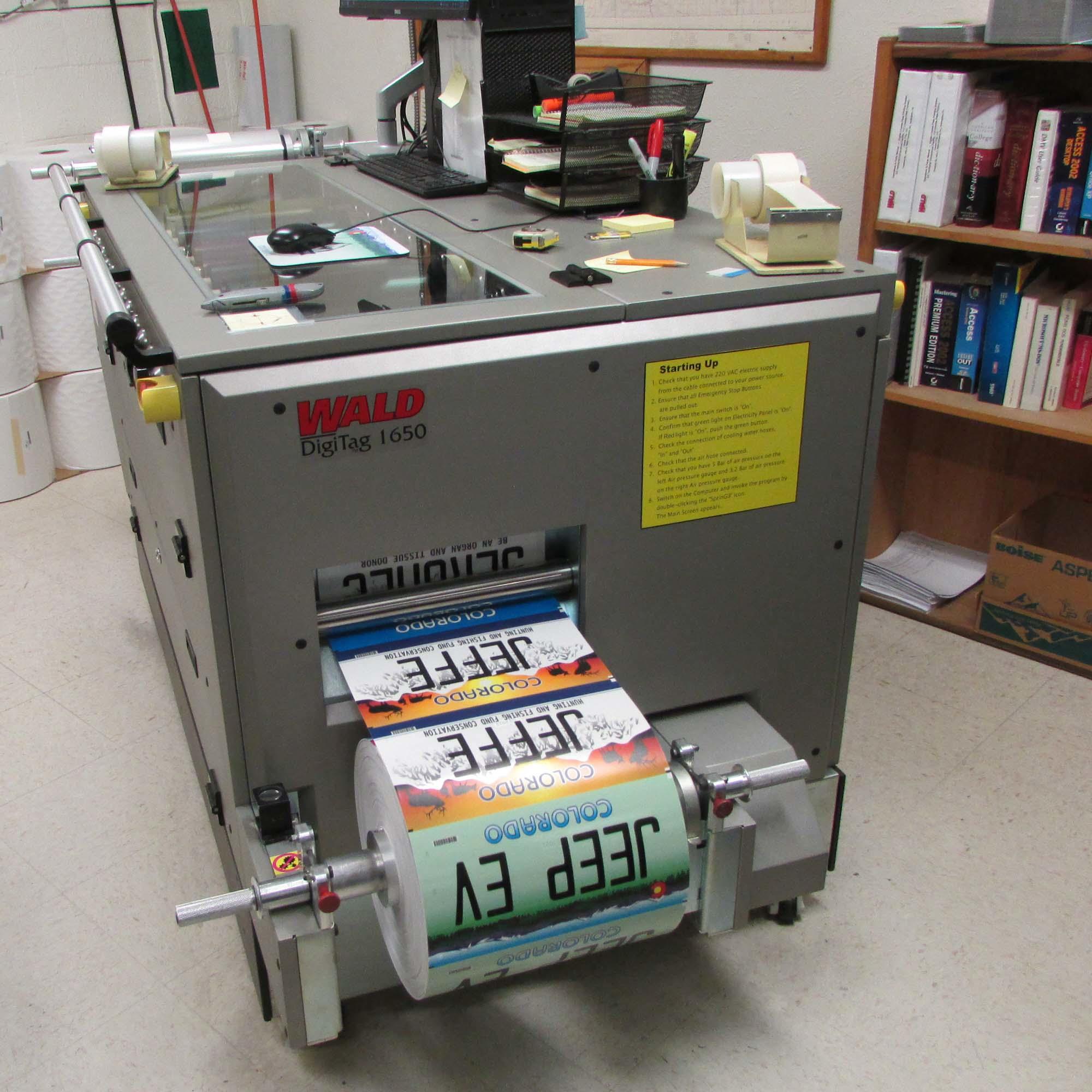 License Plate Manufacturing Colorado Correctional Industries